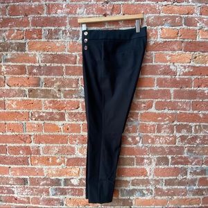 Black LOFT Marissa Sailor Skinny Ankle Pant 14